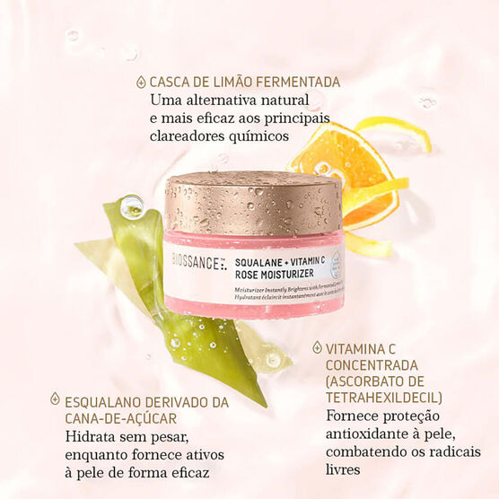 SQUALANE  + VITAMIN C ROSE MOISTURIZER